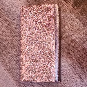 Kate Spade Silver Sparkle Glitter Wallet